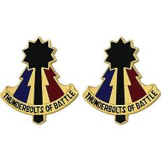 194th Armored Brigade Unit Crest (Thunderbolts of Battle)